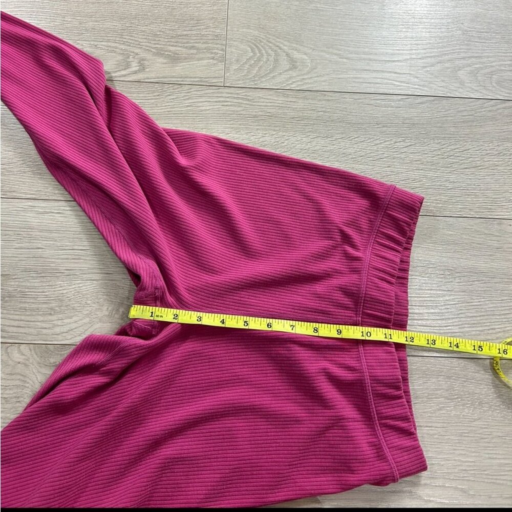 ALO Yoga Ribbed Pink Leggings - Picture 7 of 9